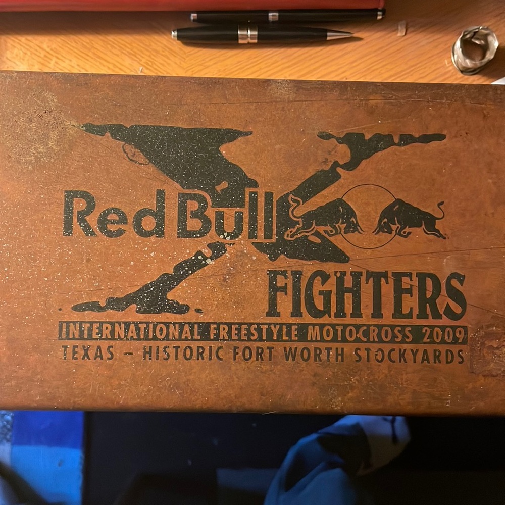Rare super limited edition Red Bull Fighters X collectibles box